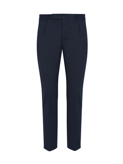 Pantalone Dieci in misto lana Navy PT TORINO | AFX0ZA0FWD MA370360